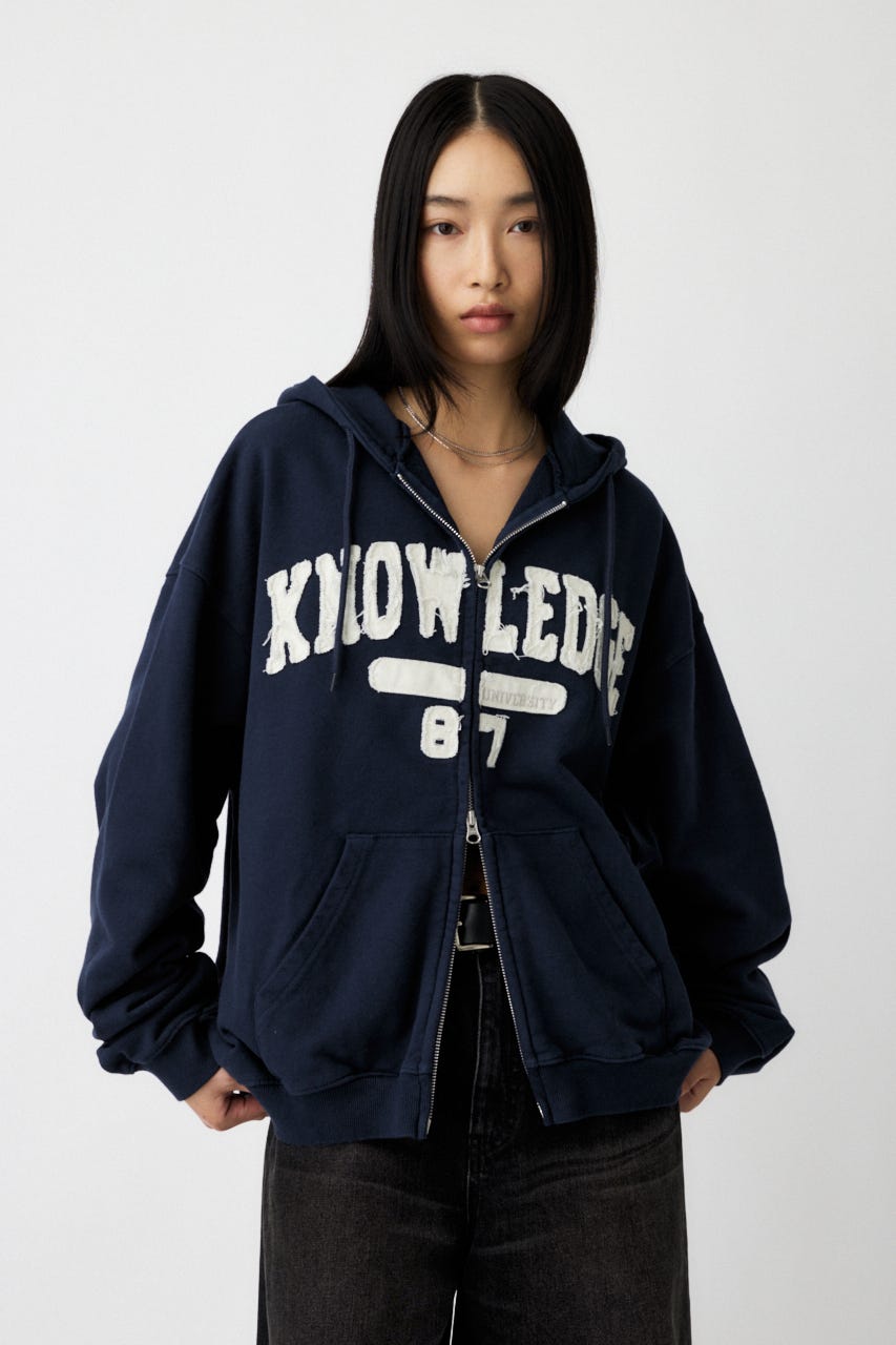 MOUSSY | COLLEGIATE ZIP フーディー (スウェット・パーカー ) |SHEL