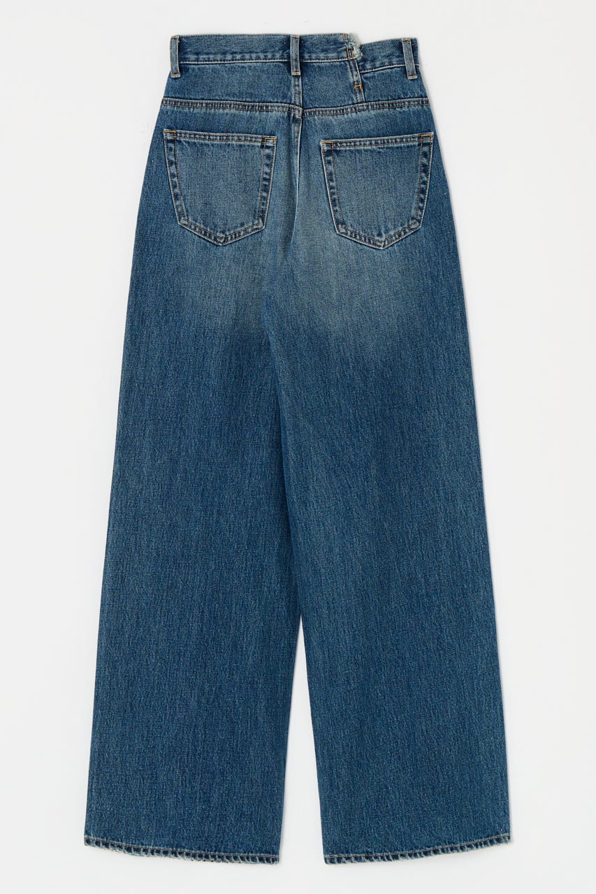 MOUSSY | CROSS WAIST WIDE ストレートSサイズ (ワイド ) |SHEL'TTER