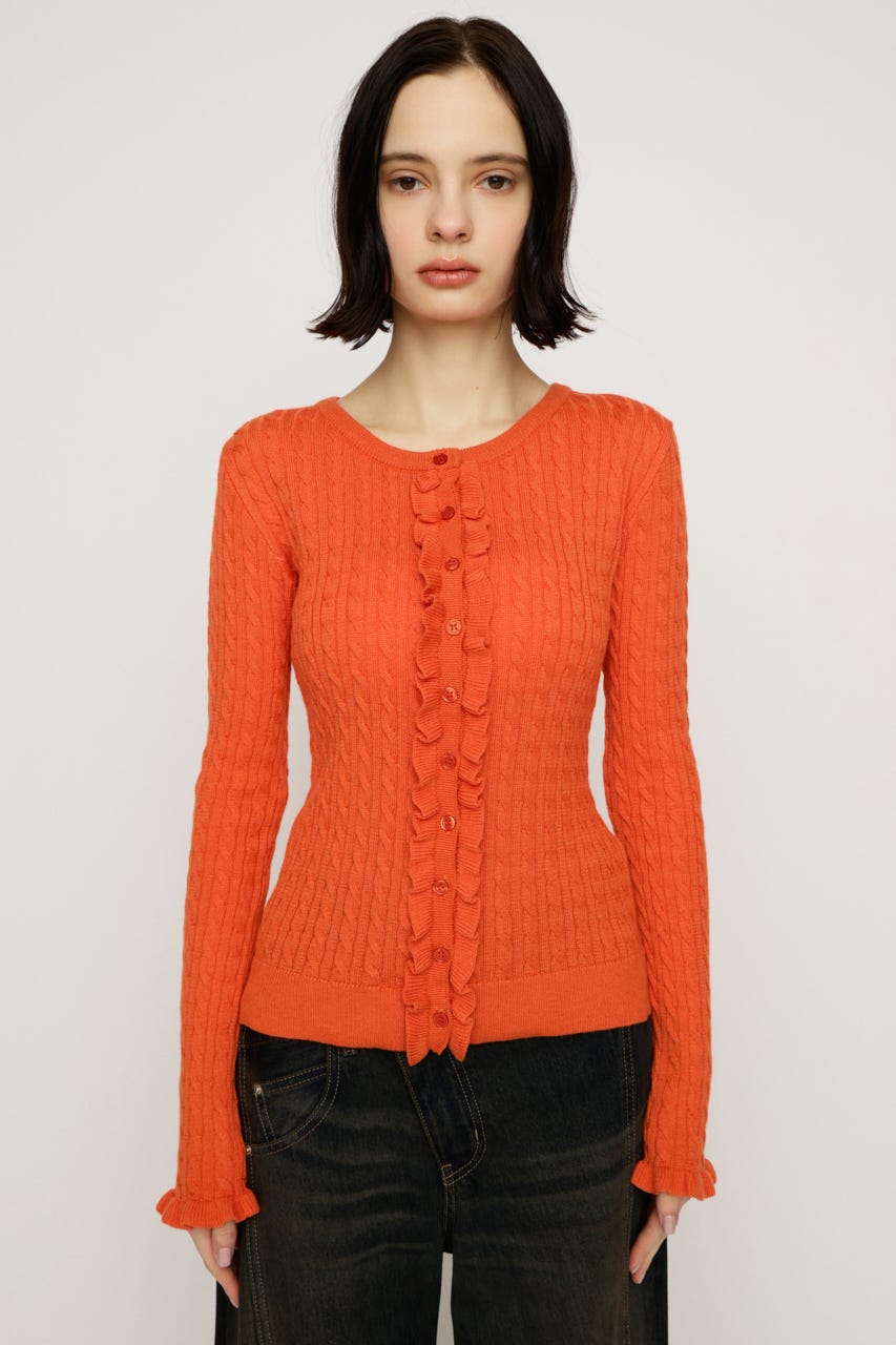 SLY | FRONT FRILL KNIT トップス (ニット ) |SHEL'TTER WEBSTORE