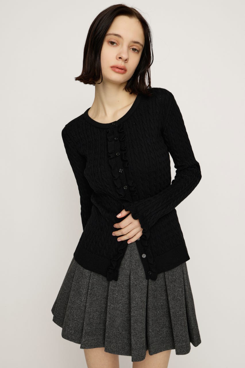 SLY | FRONT FRILL KNIT トップス (ニット ) |SHEL'TTER WEBSTORE