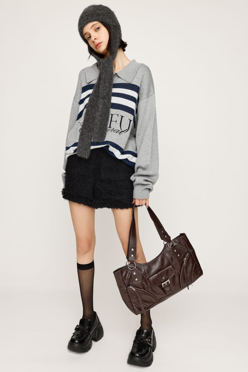 SLY | FLUFFY TWEED ショートパンツ (ショートパンツ ) |SHEL'TTER