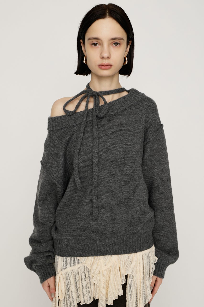 SLY | 2WAY SHOULDER KNIT トップス (ニット ) |SHEL'TTER WEBSTORE