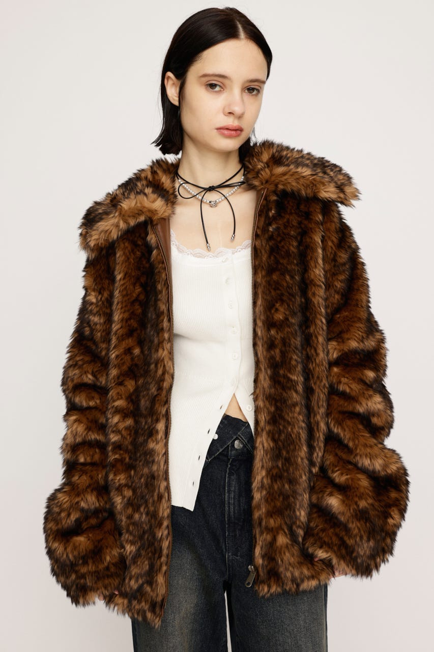 SLY | BIG COLLAR FUR コート (コート ) |SHEL'TTER WEBSTORE