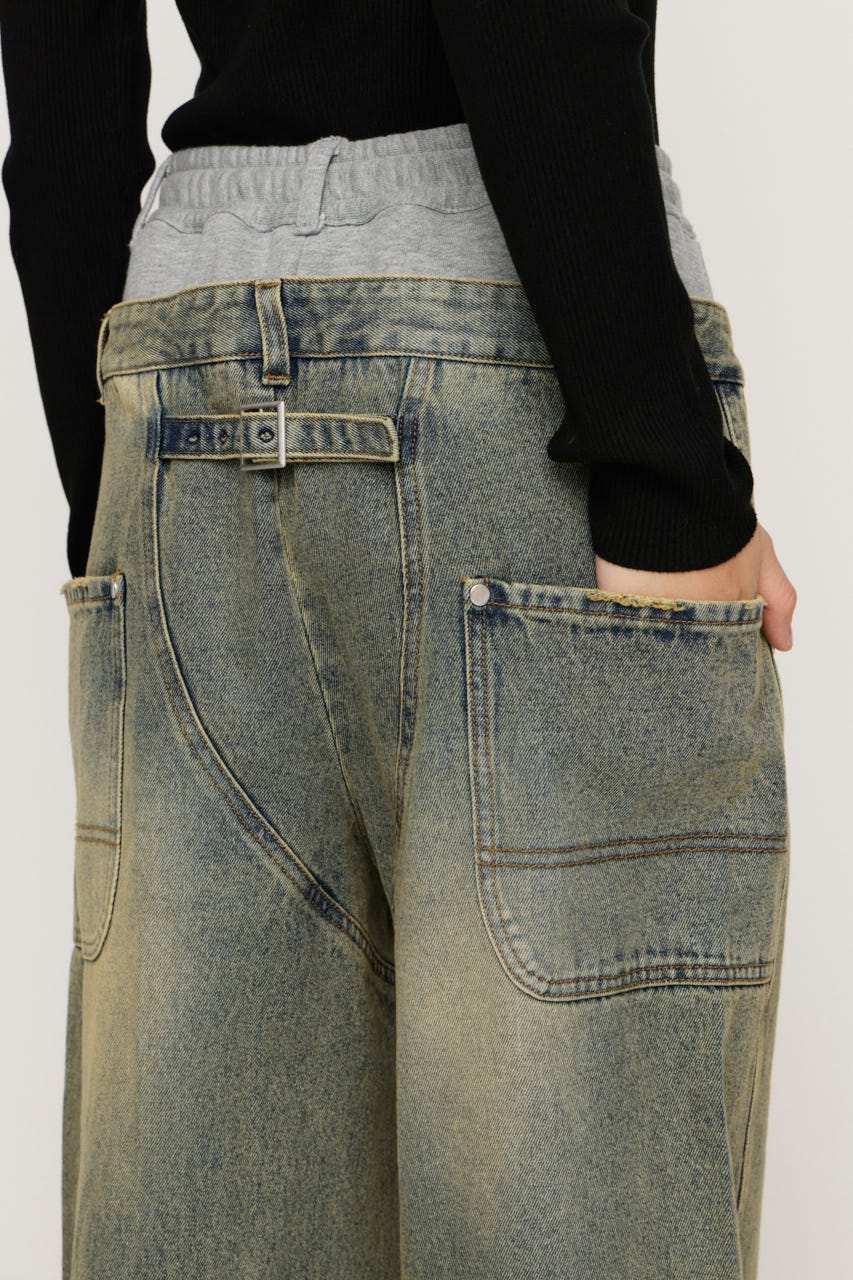SLY | LAYERED WAIST DOCKING パンツ (パンツ ) |SHEL'TTER WEBSTORE
