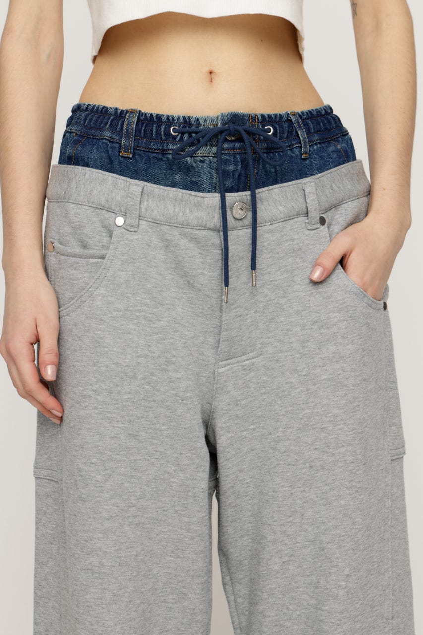 SLY | LAYERED WAIST DOCKING CUT パンツ (パンツ ) |SHEL'TTER WEBSTORE