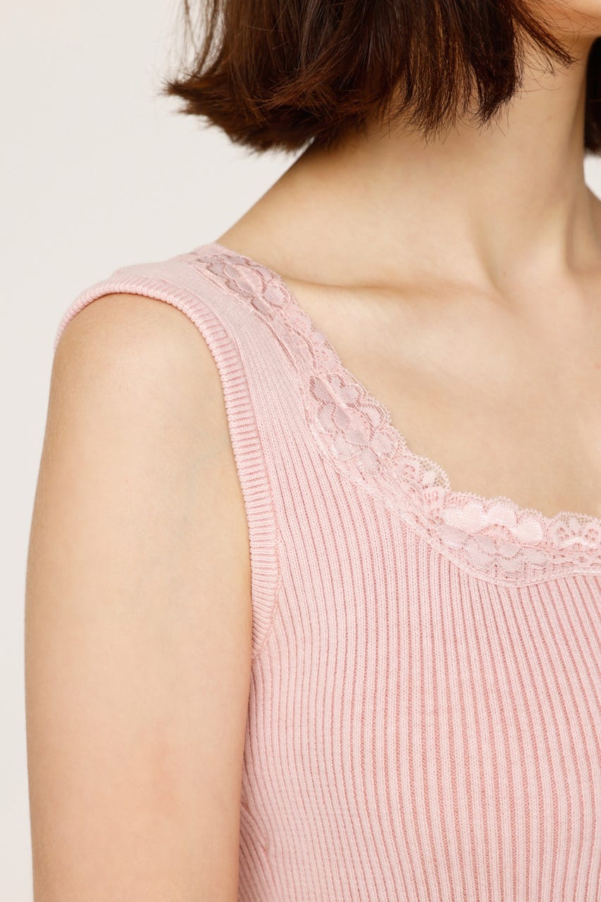 SLY | LACE DOCKING RIB TANK (タンクトップ ) |SHEL'TTER WEBSTORE