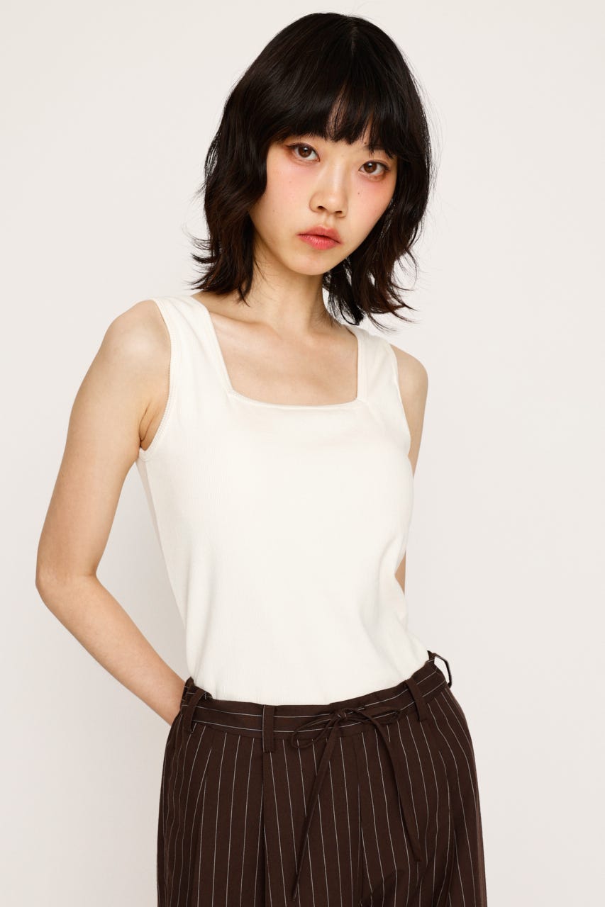 SLY | SQUARE NECK CUP IN TANK (タンクトップ ) |SHEL'TTER WEBSTORE