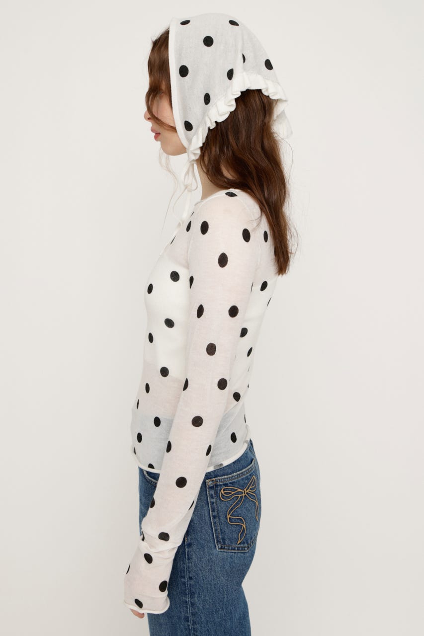 SLY | MICHIXSLY DOTS KNIT トップス (ニット ) |SHEL'TTER WEBSTORE