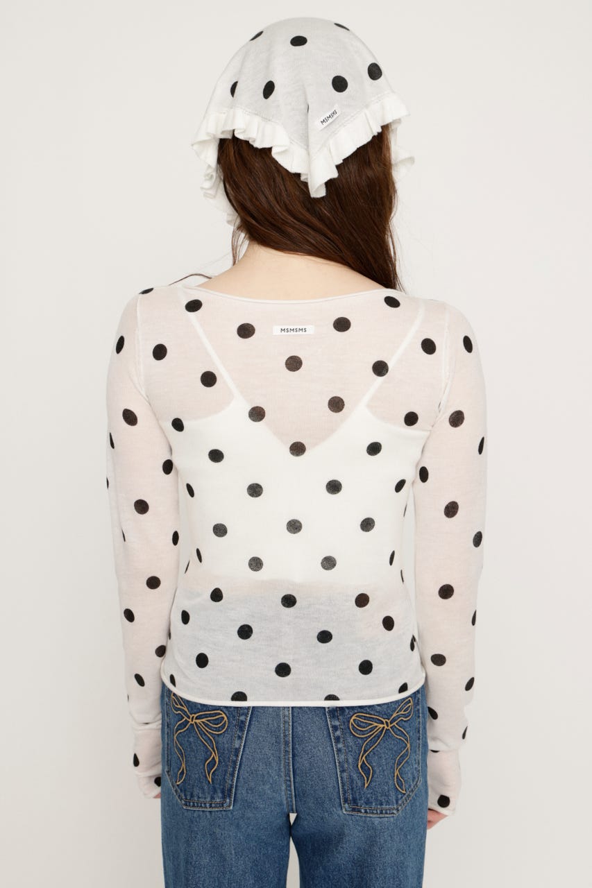SLY | MICHIXSLY DOTS KNIT トップス (ニット ) |SHEL'TTER WEBSTORE