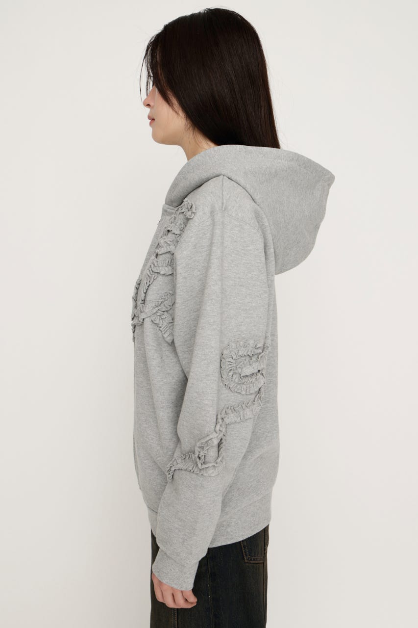 SLY | FRILL ZIP UP HOODIE (スウェット・パーカー ) |SHEL'TTER WEBSTORE