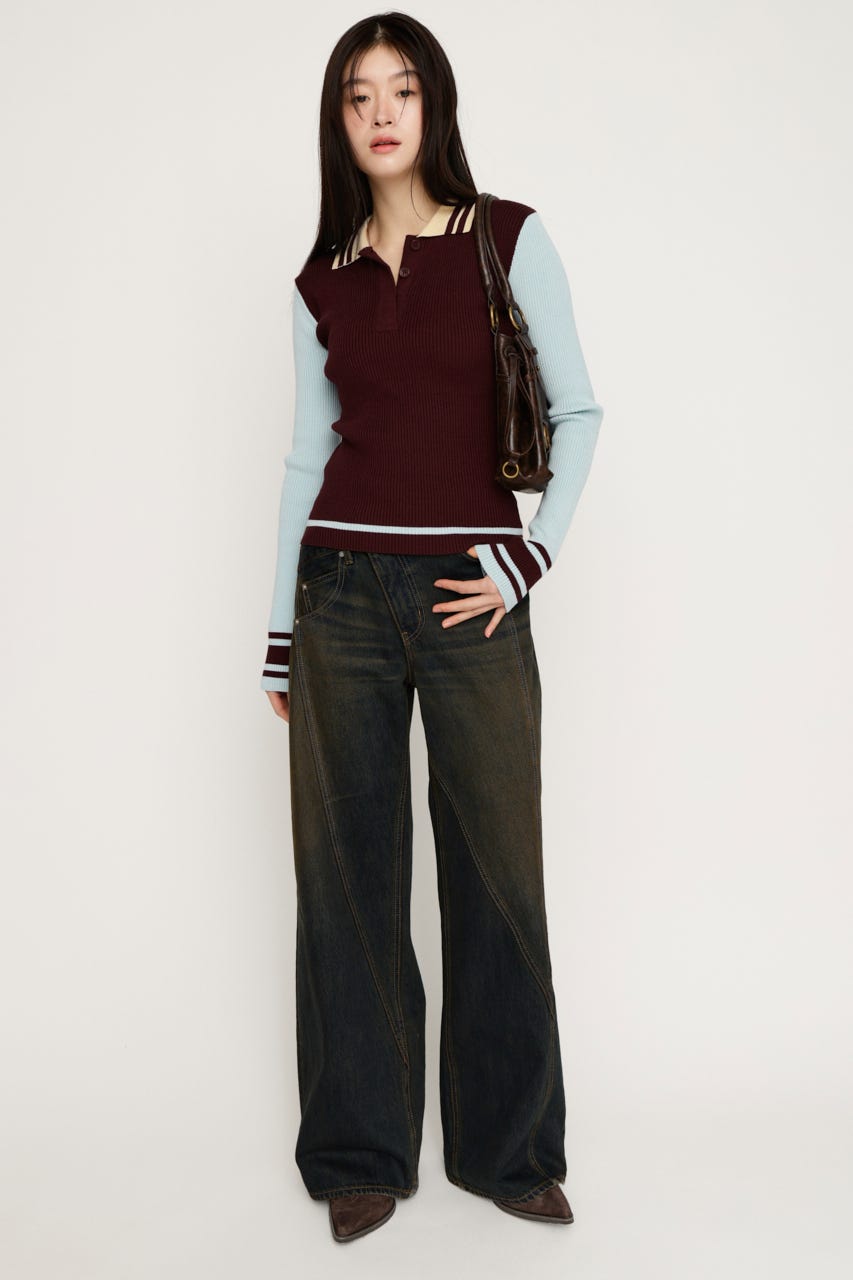 SLY | J／W SWITCHING STRAIGHT パンツ (ストレート ) |SHEL'TTER WEBSTORE