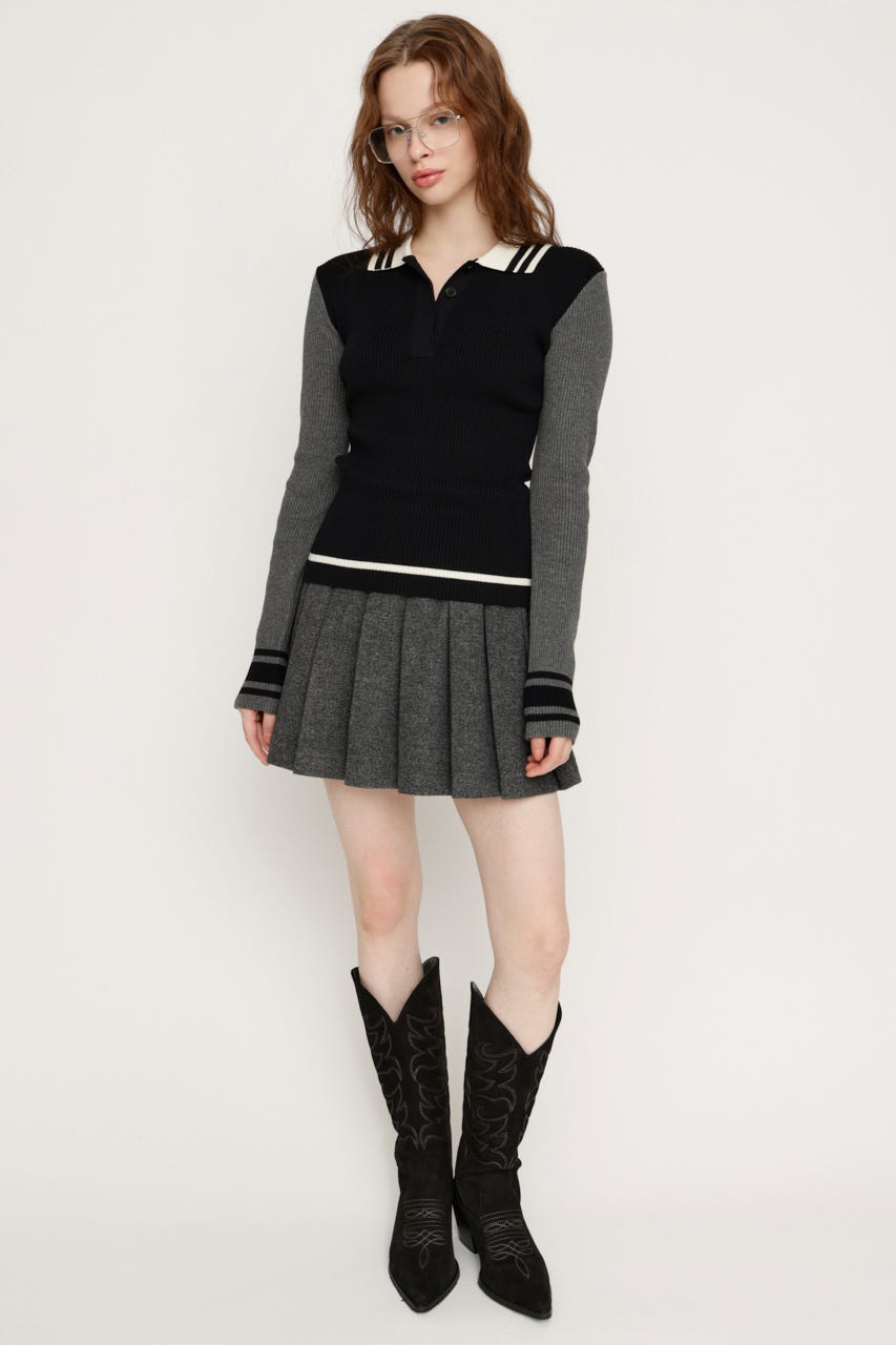SLY | BICOLOR KNIT トップス (ニット ) |SHEL'TTER WEBSTORE