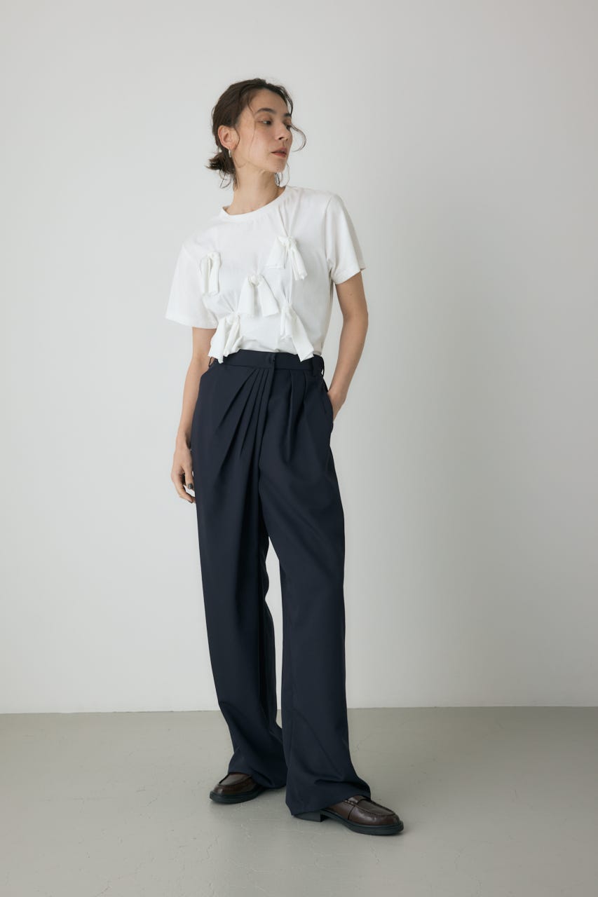 crie conforto | タックドレープワイドパンツ (パンツ ) |SHEL'TTER