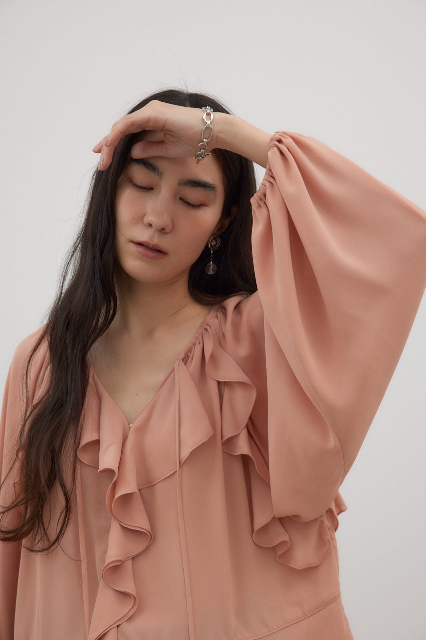AZUL BY MOUSSY | ラッフルブラウス (シャツ・ブラウス ) |SHEL'TTER