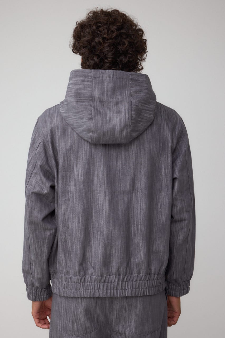 AZUL BY MOUSSY | AZUL DENIMシャイニーデニムブルゾン (デニム