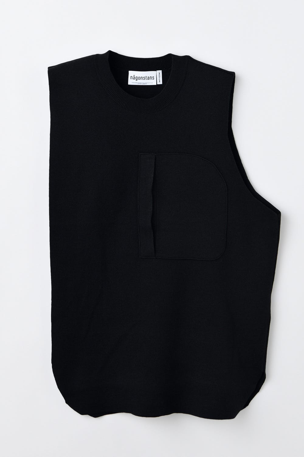 pocket vest｜M｜Black｜knit wear｜någonstans official online store