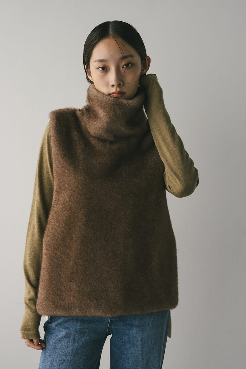 STYLEMIXER | 2WAYフェイクファーベスト (ベスト ) |SHEL'TTER WEBSTORE