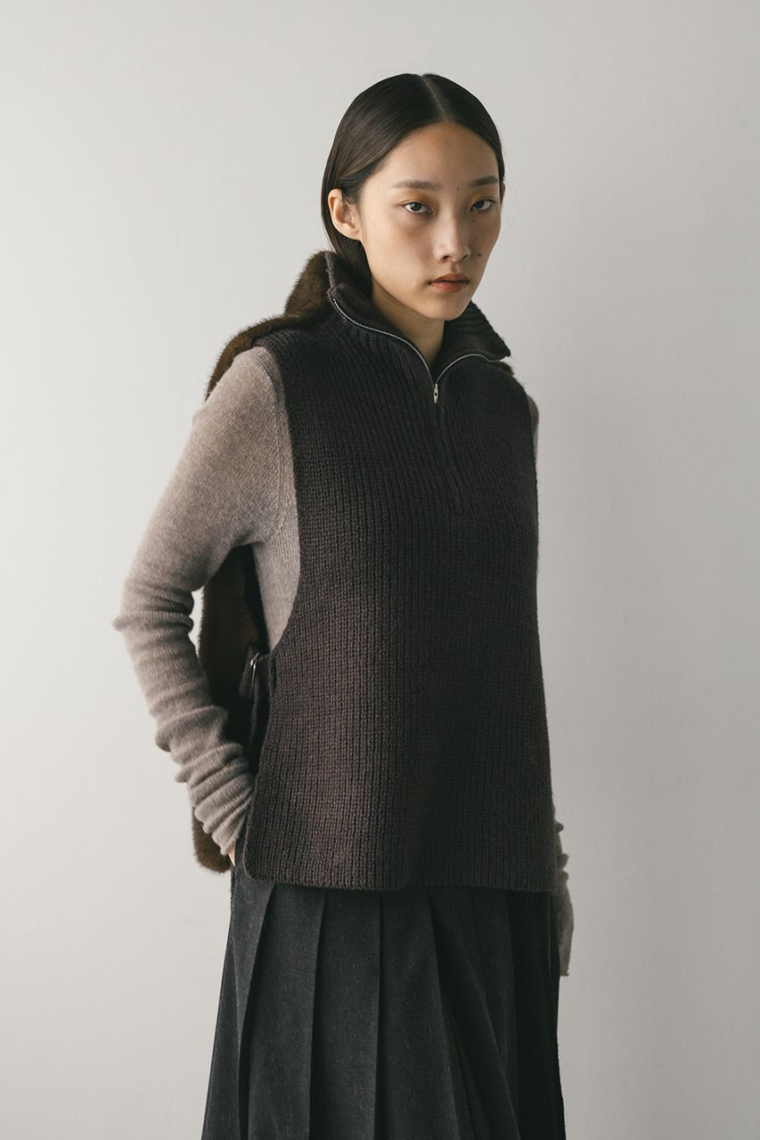 STYLEMIXER | 2WAYフェイクファーベスト (ベスト ) |SHEL'TTER WEBSTORE