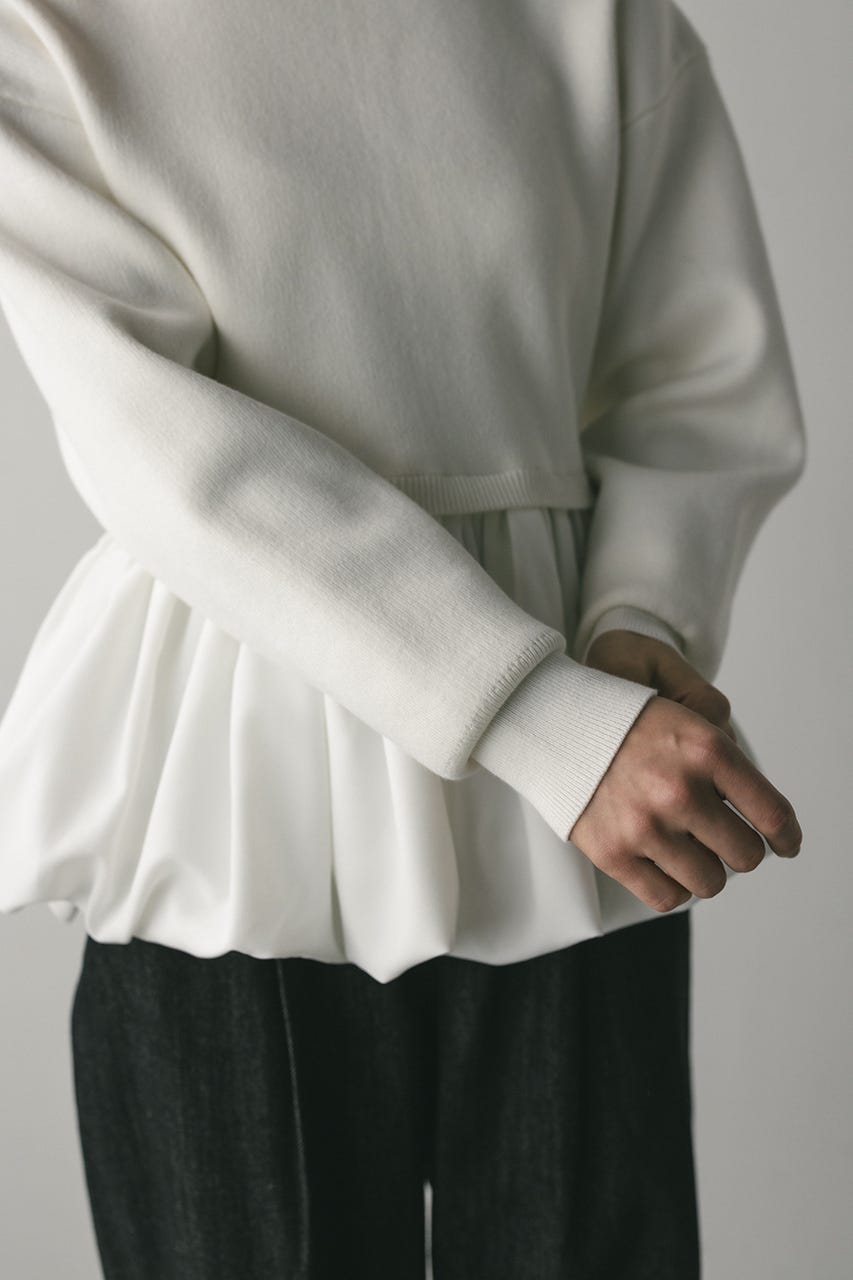STYLEMIXER | ヘムバルーンニトトップ (ニット ) |SHEL'TTER WEBSTORE