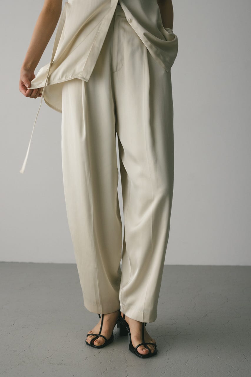 STYLEMIXER | サテンタックフォルムパンツ (パンツ ) |SHEL'TTER WEBSTORE