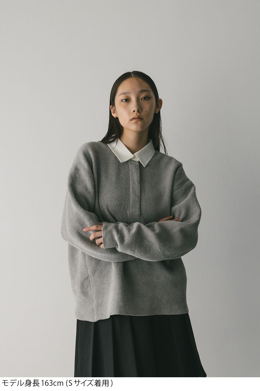 STYLEMIXER | ラガーニットトップ (ニット ) |SHEL'TTER WEBSTORE