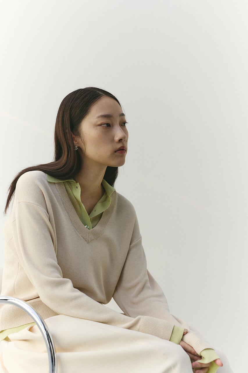 STYLEMIXER | レイヤードポロニットトップ (ニット ) |SHEL'TTER WEBSTORE