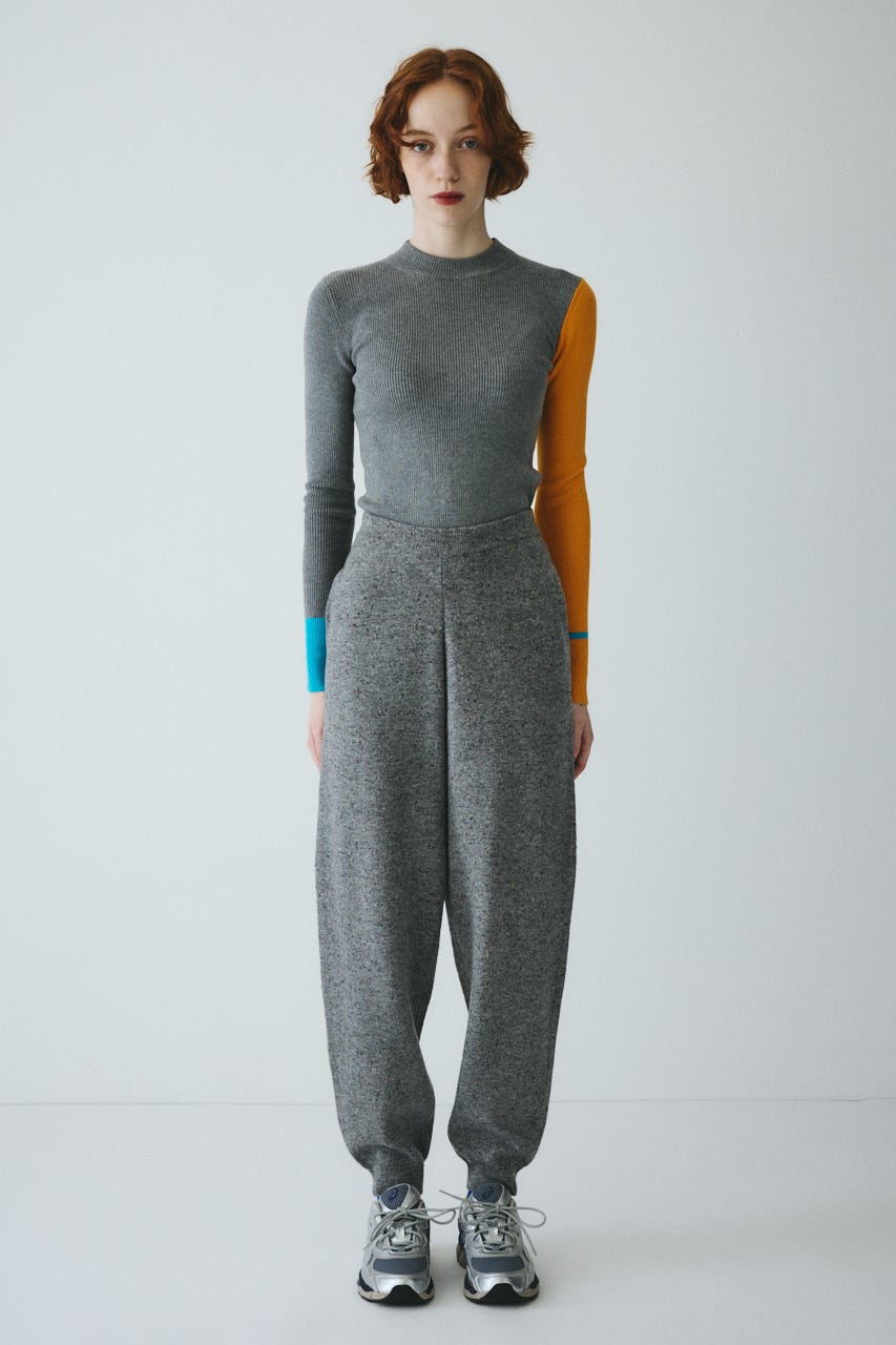 HeRIN.CYE | Nep cocoon knit pants (パンツ ) |SHEL'TTER WEBSTORE