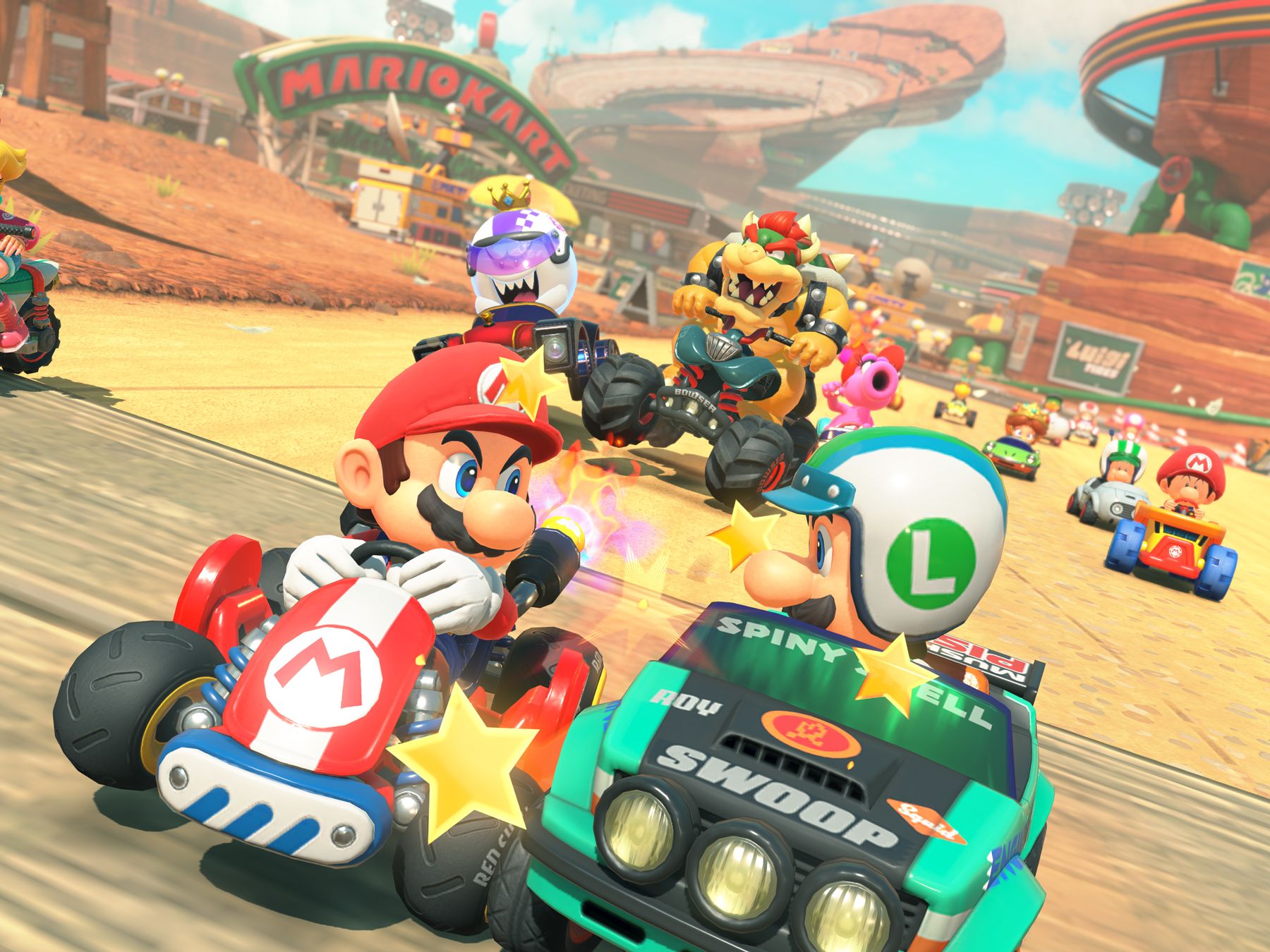 マリオカート ワールド」の開発者たち、“誰が運転するのか”のルールを