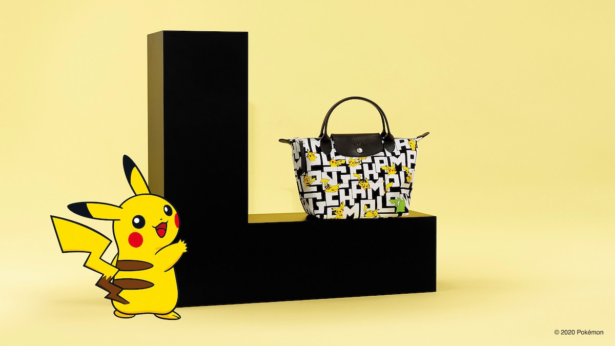 ロンシャン」がピカチュウとコラボ 世界500個の限定バッグも - WWDJAPAN
