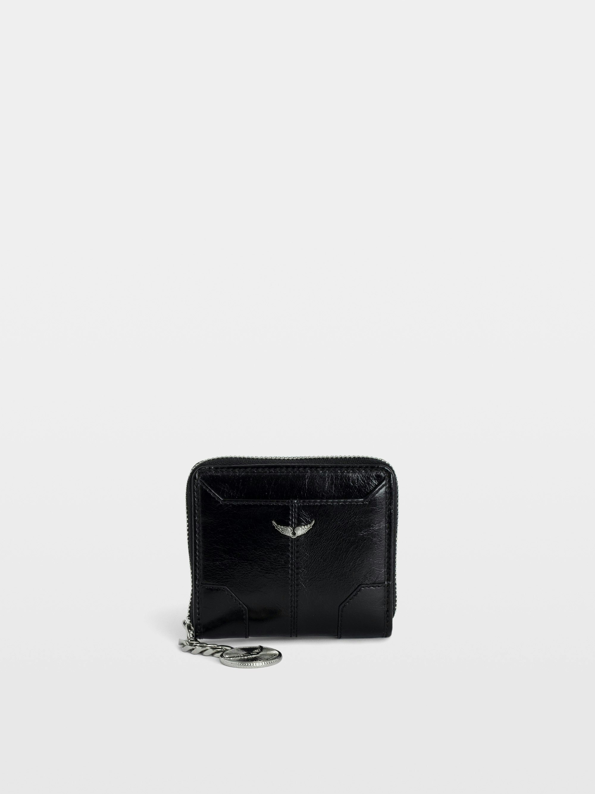 Sunny Mini Black Leather Wallet | Zadig&Voltaire | Zadig&Voltaire