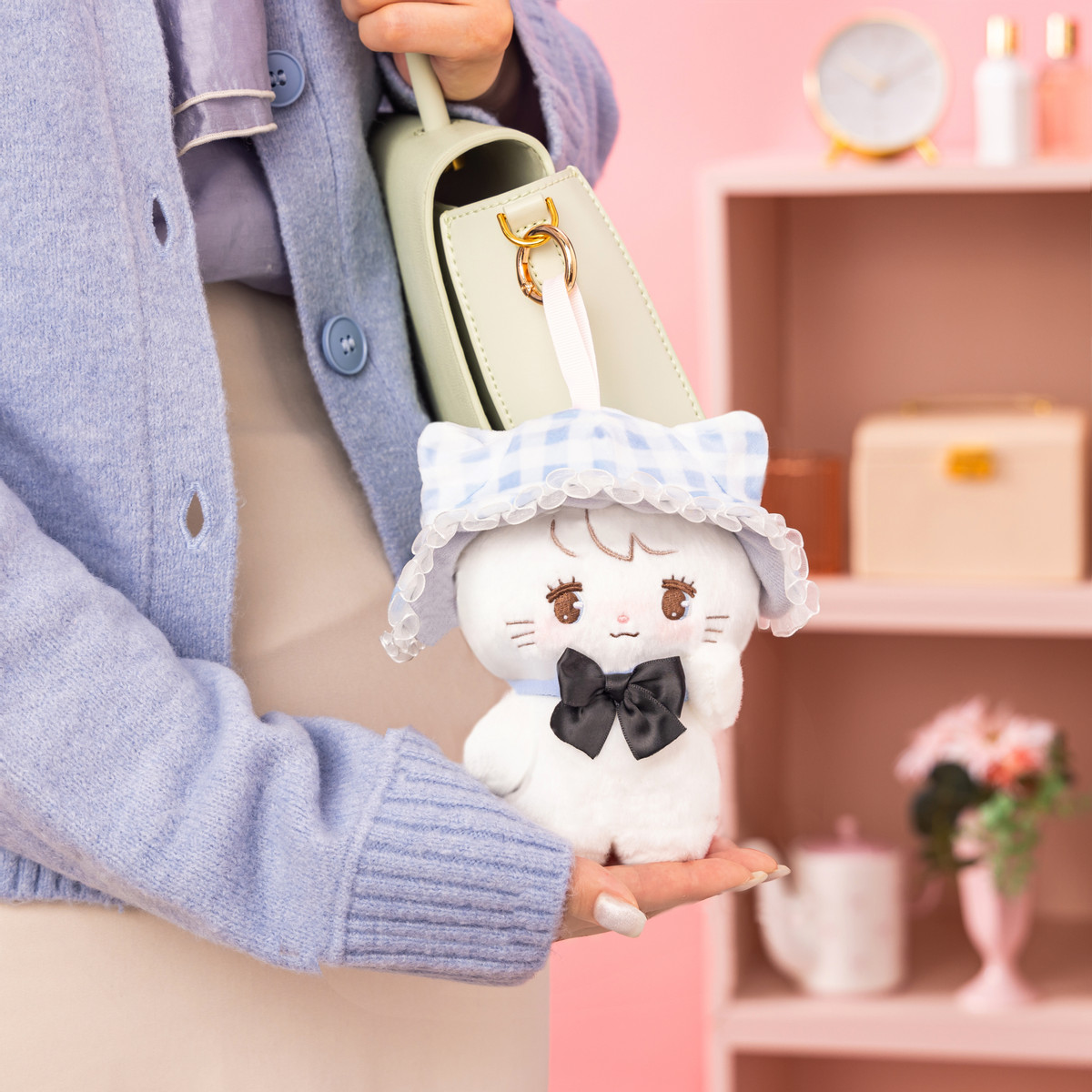 Lil ala modeファンシー♡ブラックくじ - グレイ・パーカー・サービス