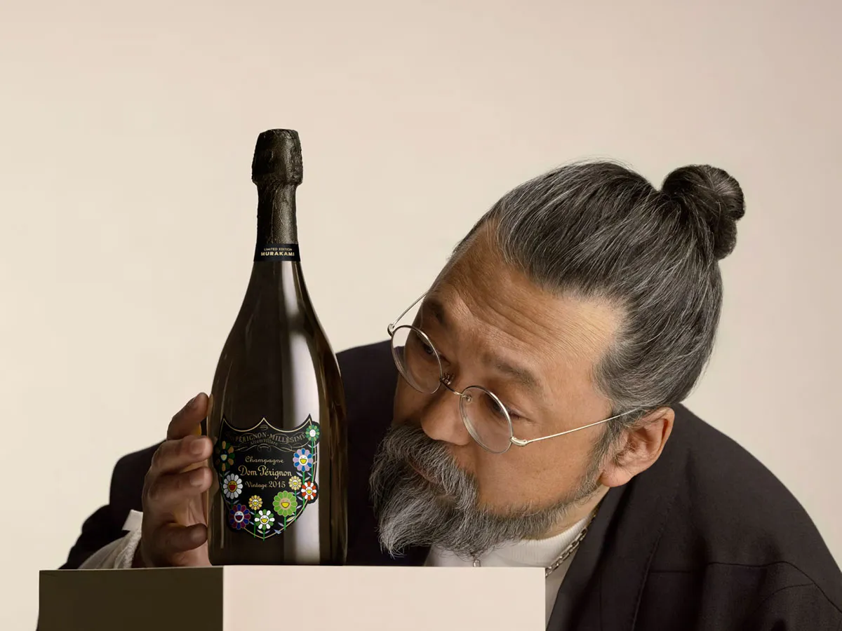 ドン・ペリニヨンと村上隆がコラボ、限定エディションを発売。「お花