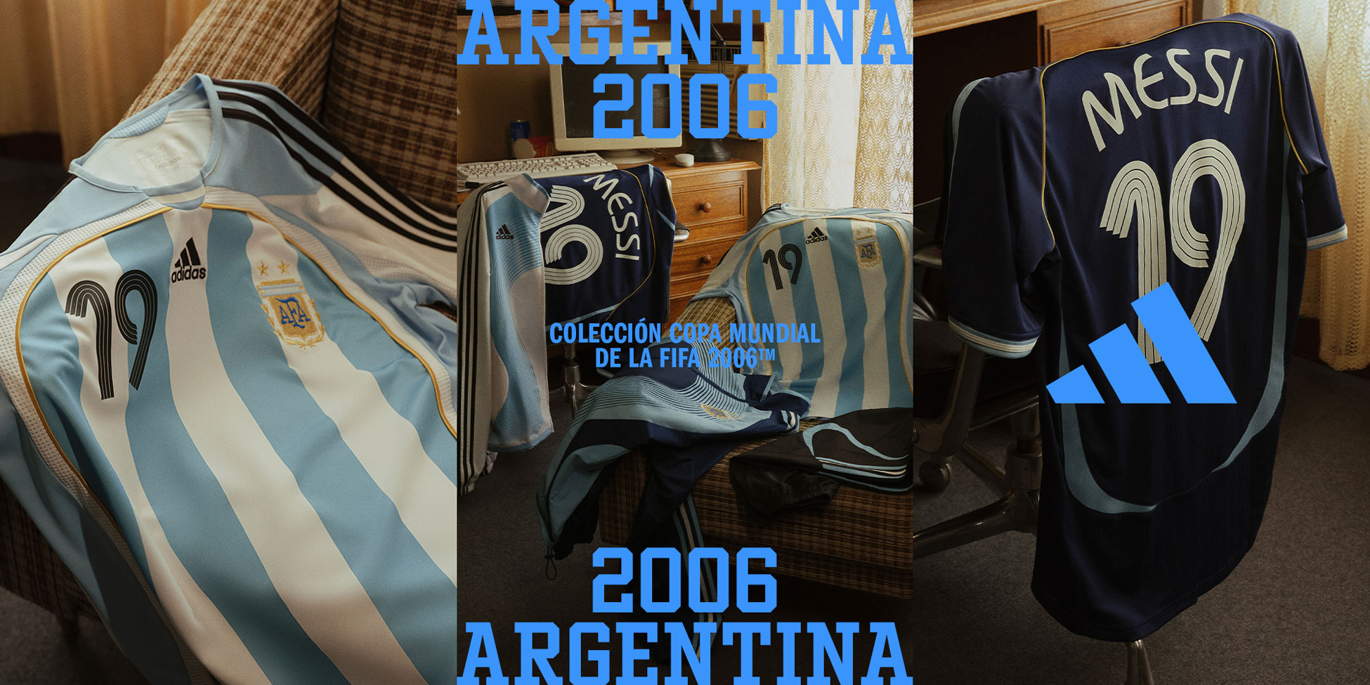 adidas アルゼンチン代表 ホーム ユニフォーム 2006 メッシ KLF04