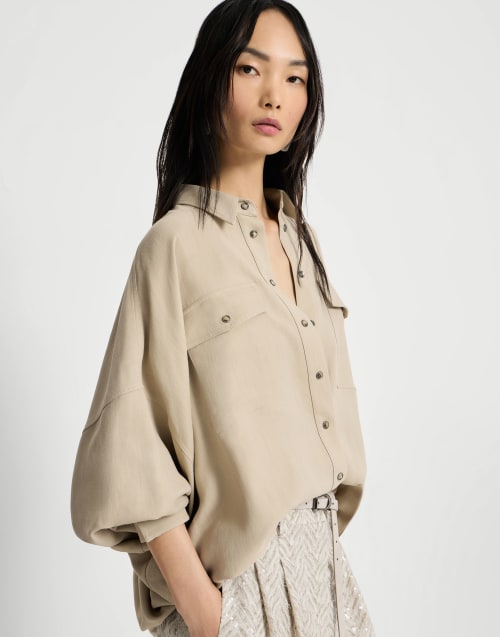 レディース シルク＆コットンシャツ | Brunello Cucinelli