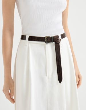 Leather belts for women | Brunello Cucinelli