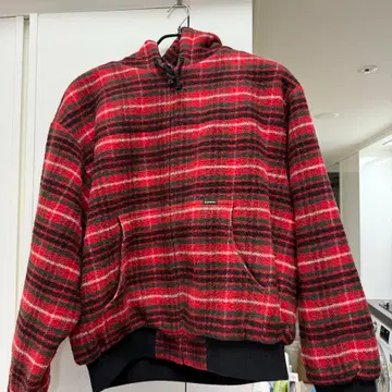 Supreme Plaid Wool Hooded Work Jacket | 브랜드 중고거래 플랫폼