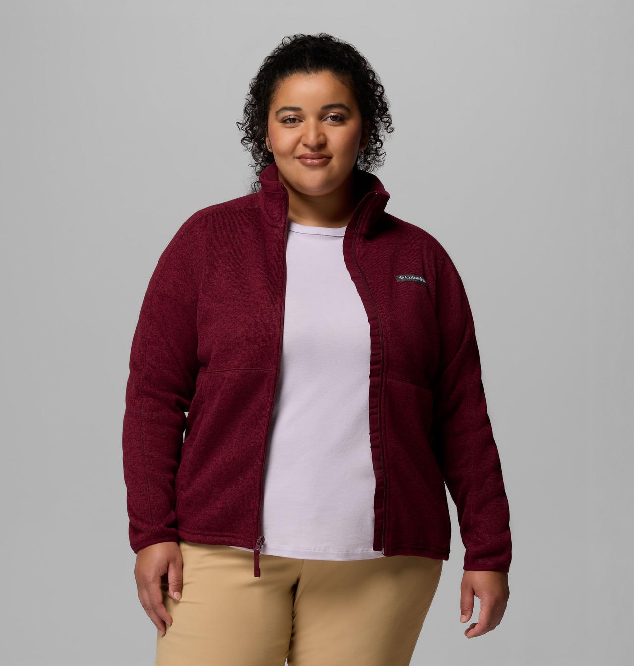 Women's Sweater Weather II Full Zip Jacket - Plus Size | Columbia