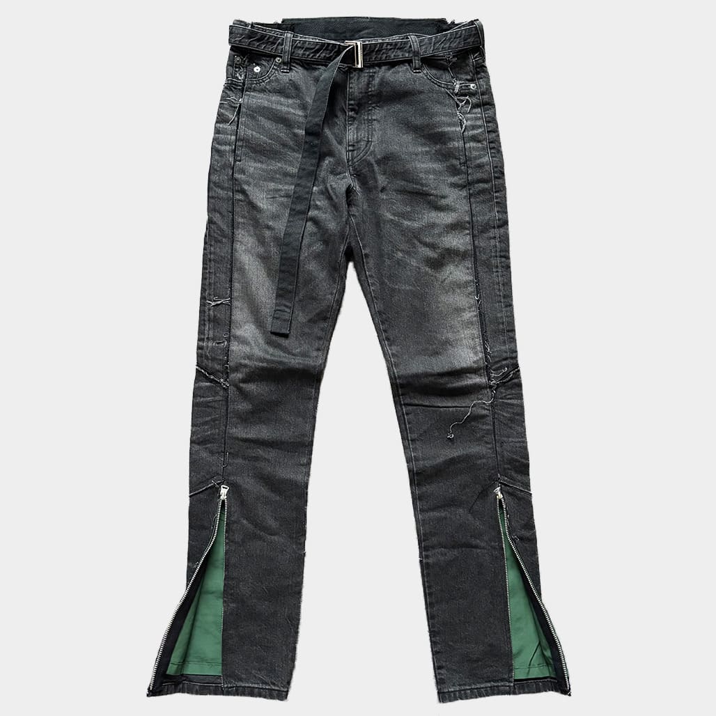 SACAI（サカイ）2021AW ベルテッドデニムパンツ｜Enclopedia（アンクロ