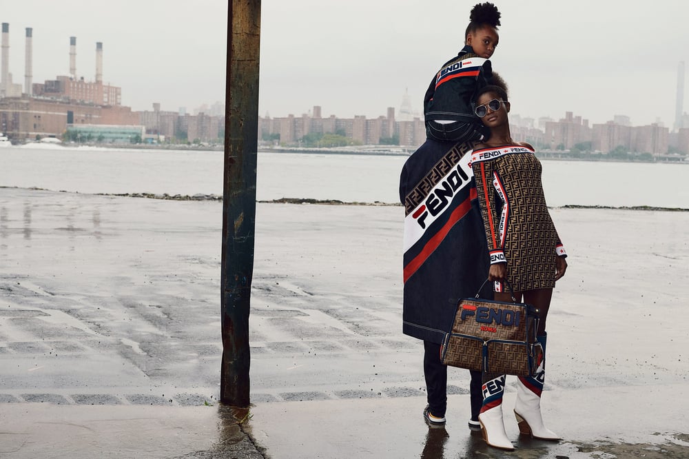 Fendi Mania Fila collaboration steals the show at Galeries