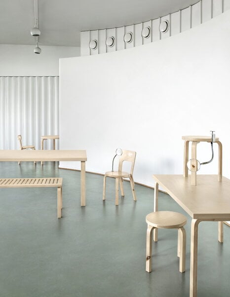 Artek Aalto stool 60, wild birch | Finnish Design Shop