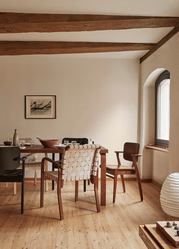 Artek Aalto table 83, walnut stained | Finnish Design Shop