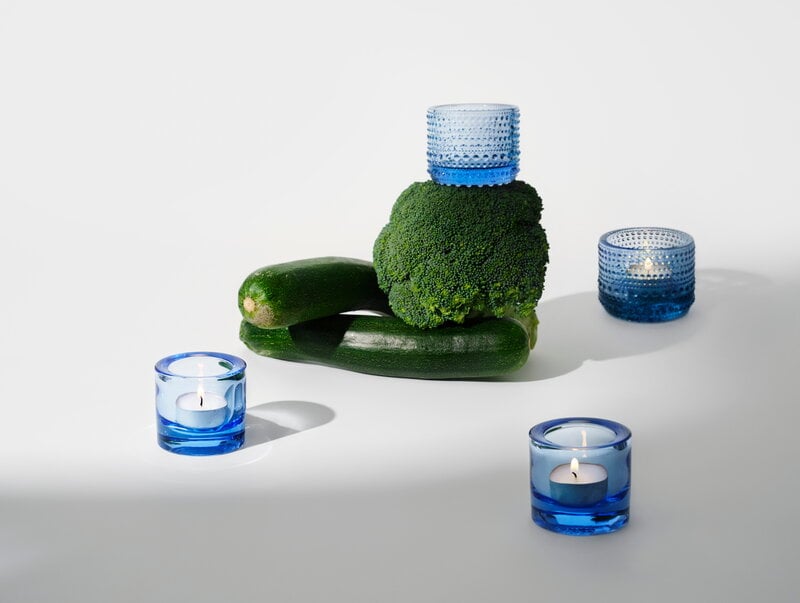 Iittala Kivi votive, water blue | Finnish Design Shop