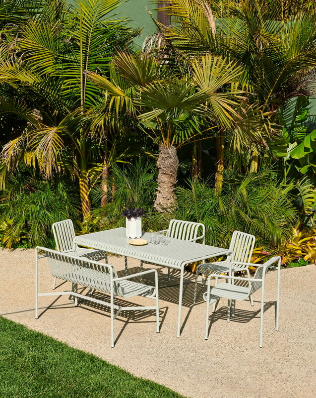 HAY Palissade dining armchair, sky grey | Finnish Design Shop