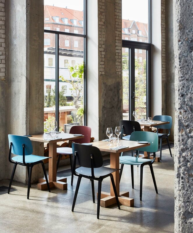 HAY Revolt chair, beige - granite grey 3.0 | Finnish Design Shop