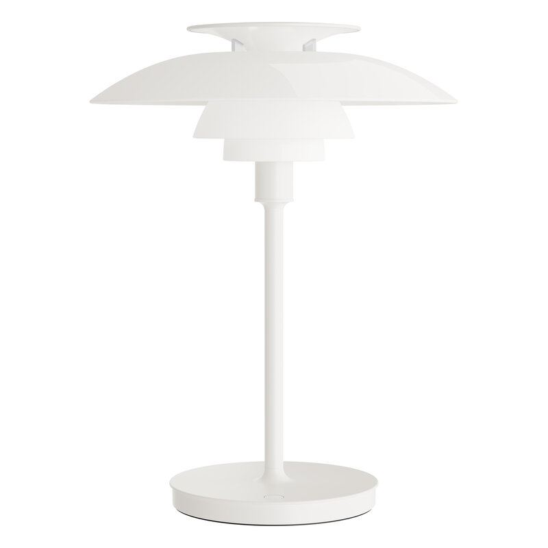 Louis Poulsen PH 80 portable table lamp, opal white - white