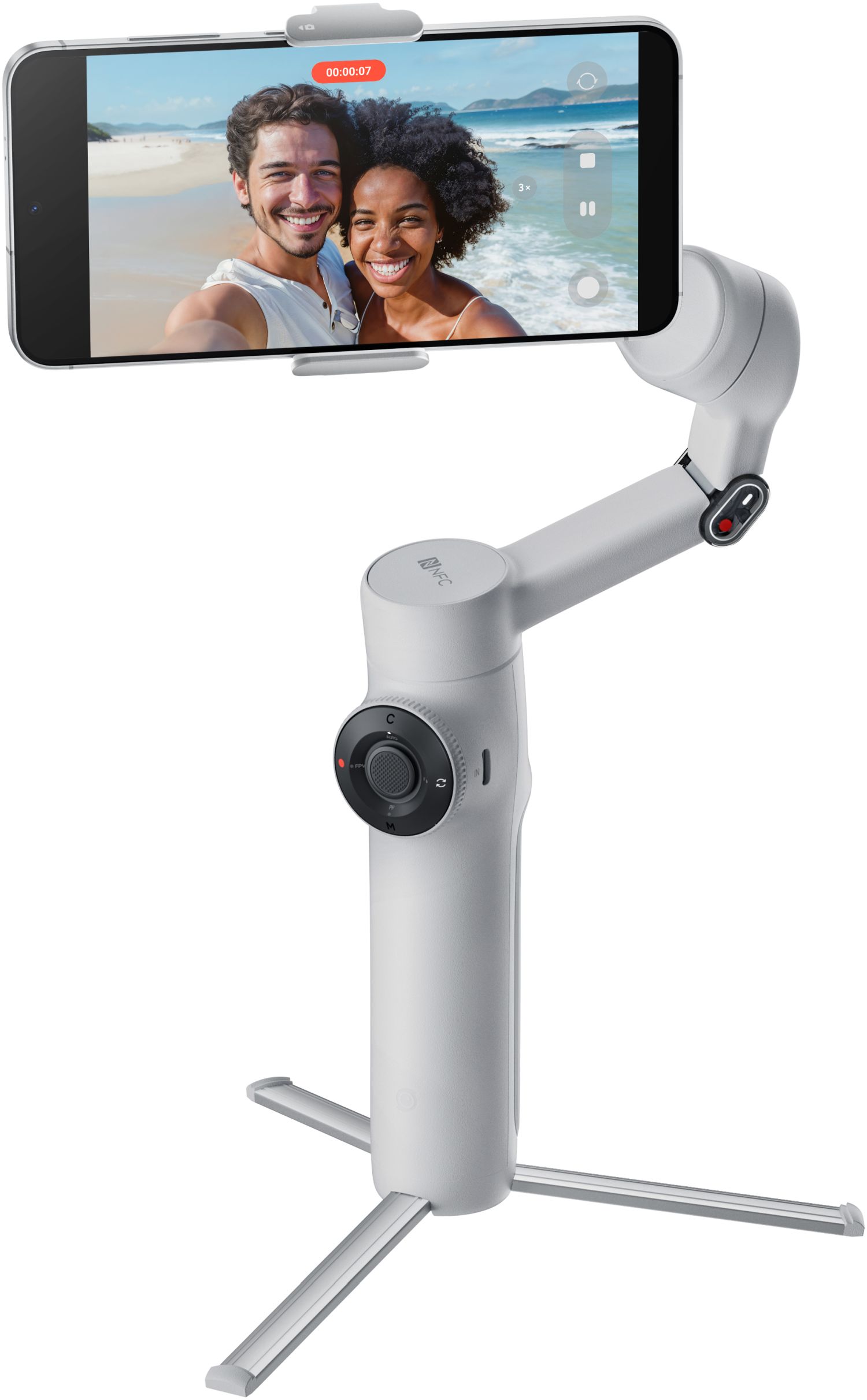 INSTA360 Flow 2 Standard Bundle Stone Gray - Foto Erhardt