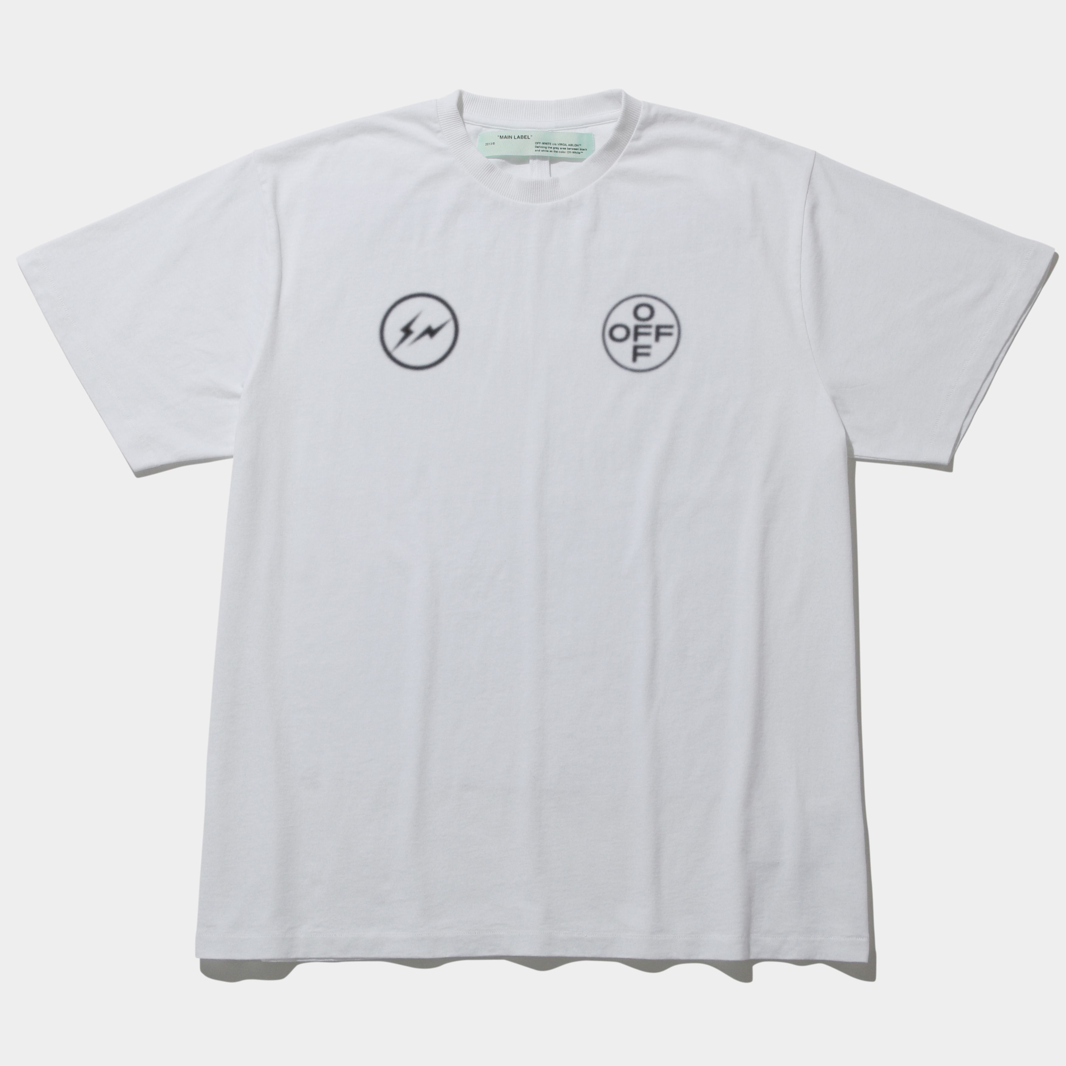 オフ-ホワイト×藤原ヒロシ「フラグメント」のコラボTシャツが発売