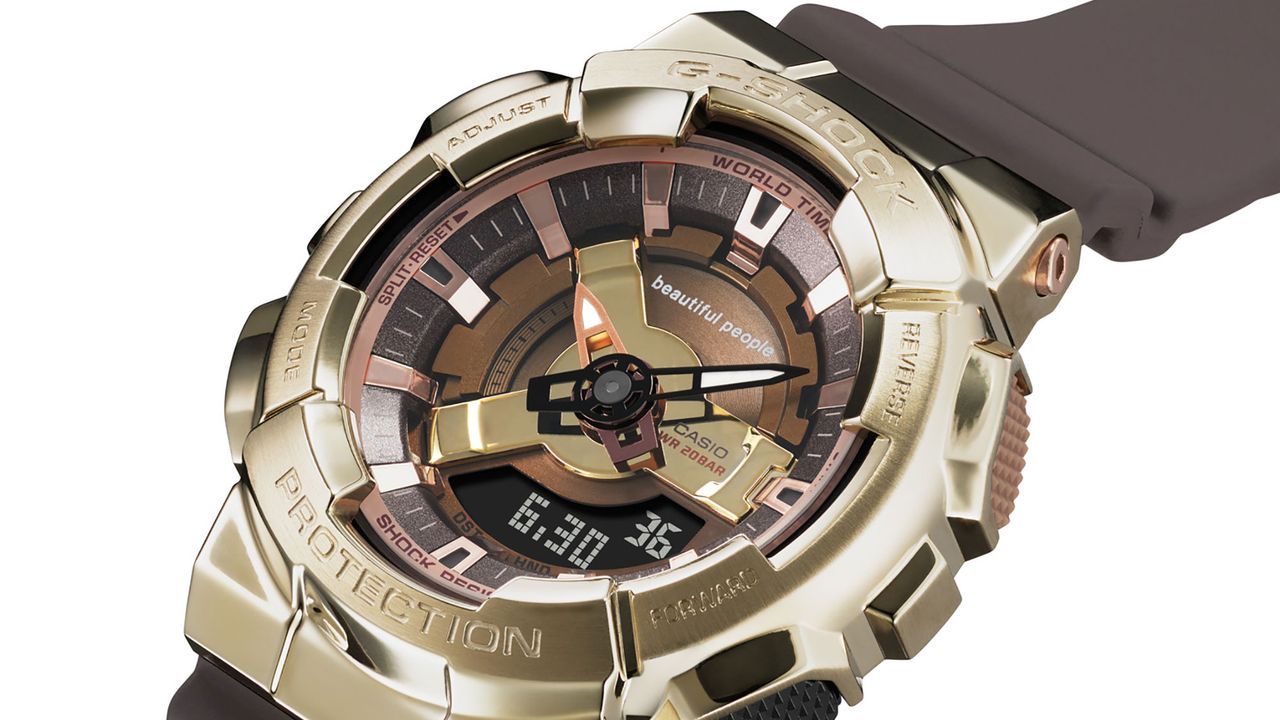 G-SHOCKがビューティフルピープルとコラボ！ 肌馴染みのよいブラウン系