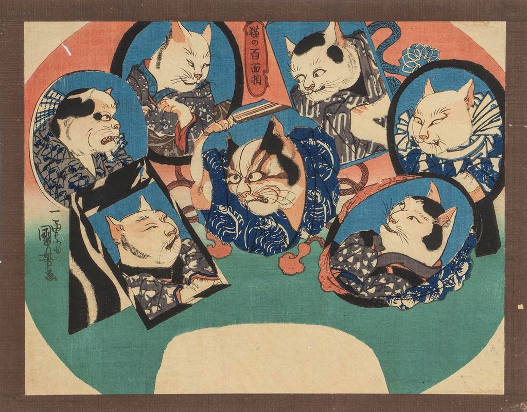 ギャラリー：浮世絵に出てくる猫を集めた「ネコづくし」展、そごう