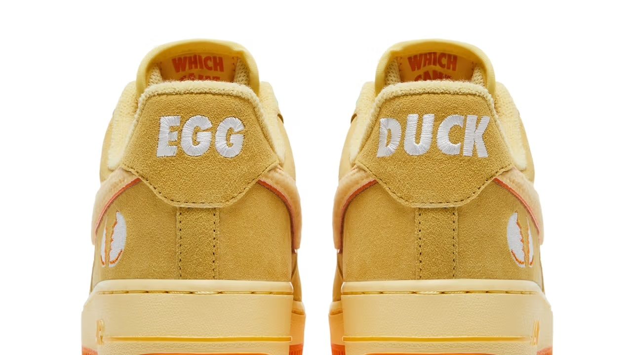 卵が先かアヒルが先か？ ナイキが新作「エア フォース 1 “Egg or Duck